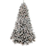 Wintervalley Trees - Kunstkerstboom Osler met LED verlichting - 210x135cm - Besneeuwd