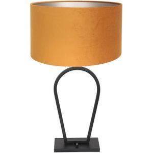 Steinhauer tafellamp Stang - zwart - metaal - 40 cm - E27 fitting - 3506ZW