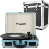 Fenton RP115 platenspeler met Bluetooth en platenkoffer