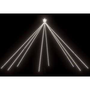 vidaXL Kerstboomverlichting 800 LED's binnen/buiten 5 m koudwit
