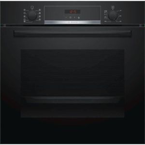 BOSCH HBA573BA0 - Ingebouwde elektrische oven - 3D geforceerde lucht + - 71L - Pyrolyse - A - Zwart