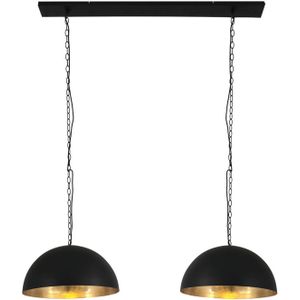 Steinhauer Hanglamp semicerikel 2556 zwart goud