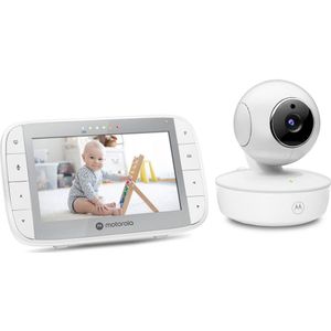 Motorola Nursery Camera Babyfoon - VM55 - 5-inch Kleurendisplay - Draadloos - Infrarood Nachtzicht - Terugspreekfunctie