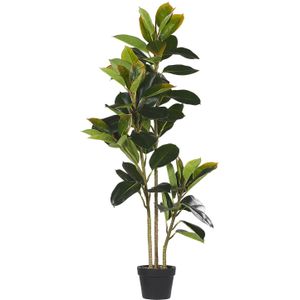 Beliani FICUS ELASTICA - Kunstplant - Groen - Kunststof