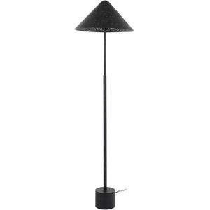Giga Meubel - Vloerlamp Rond - Zwart Metaal - 45x45x154cm
