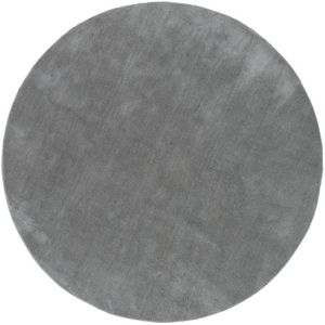Undra vloerkleed Ø200 cm polyester grijs.