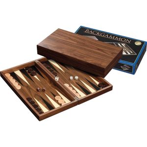 Philos Skeloudi Groot Backgammon Kassette - Inclusief Speelstenen en Dobbelstenen