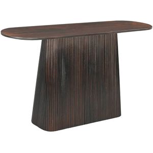 Livingfurn Salvator ovale sidetable mangohout 140cm