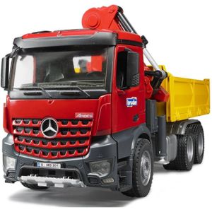 Bruder - MB Arocs Construction Truck With Crane And Accessories (BR3651)