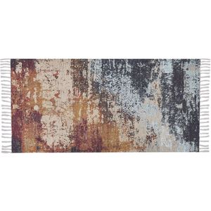 GERMENCIK - Laagpolig vloerkleed - Multicolor - 80x150 cm - Polyester