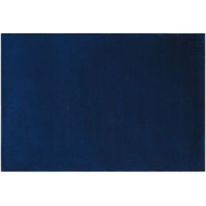 GESI II - Laagpolig vloerkleed - Marineblauw - 140 x 200 cm - Viscose