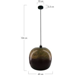 DKNC - Hanglamp Peking - Metaal - 42x42x34 cm - Multi