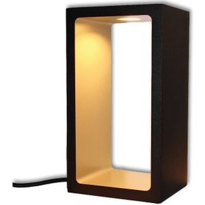 Artdelight - Tafellamp Corridor H 18 cm B 10 cm zwart-mat goud