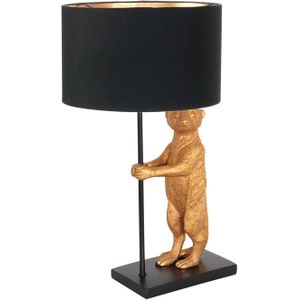 Anne Lighting Animaux tafellamp zwart metaal 50 cm hoog