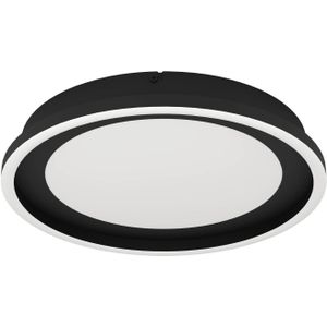 EGLO Calagrano Plafondlamp - LED - Ø 38 cm - Zwart/Wit - Dimbaar