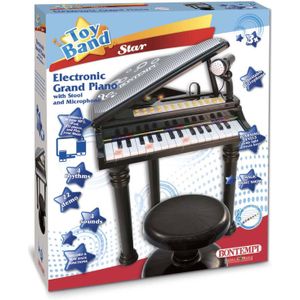 Bontempi Electronic Grand Piano with stool and microphone