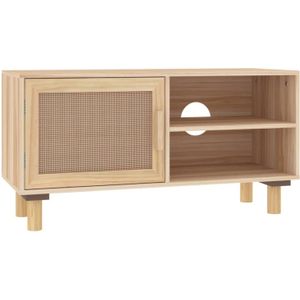 The Living Store TV-kast Classic - Hout - 80x30x40 cm - bruin
