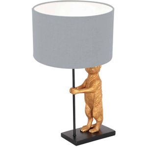 Anne Light and home tafellamp Animaux - zwart - - 3942ZW