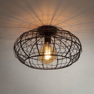 Giga Meubel - Plafondlamp 1-Lichts Connect Zwart Bruin