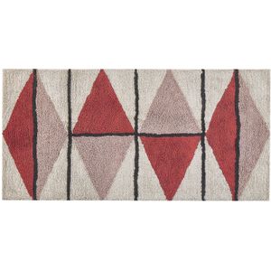 PURNIA - Laagpolig vloerkleed - Multicolor - 80 x 150 cm - Katoen
