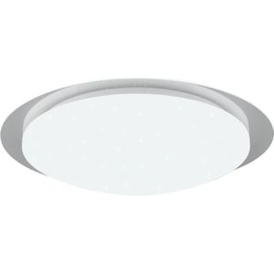 LED Plafondlamp - Badkamerlamp - Trion Frozen - 18.5W - RGBW - Dimbaar - Afstandsbediening - Sterlicht - Rond - Mat Wit