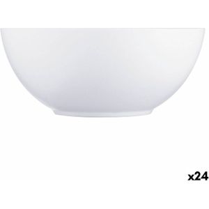 Kom Luminarc Diwali Wit Glas (Ø 18 cm) (24 Stuks)