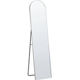 Beliani BAGNOLET - Staande spiegel - Zilver - Aluminium
