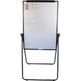 Lowander 3in1 flipover bord kantelbaar - Flip-over whiteboard - Magneetbord 100x70 cm tweezijdig