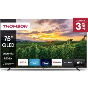 thomson 75qa2s13 - qled tv 75 (190 cm) - 4k uhd 3840x2160 - hdr - android tv - 4xhdmi - wifi
