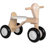 Van Dijk Toys loopfiets berkenmultiplex - Wit ( Kinderopvang kwaliteit )