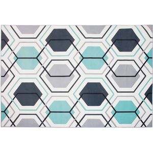 GIRESUN - Laagpolig vloerkleed - Multicolor - 160 x 230 cm - Polyester