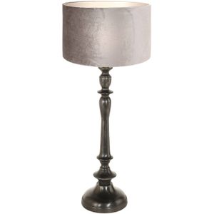 Steinhauer tafellamp Bois - zwart - hout - 3767ZW