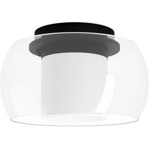 EGLO Briaglia-C Plafondlamp - LED - Ø 40 cm - Zwart/Wit - Dimbaar
