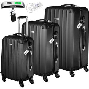 tectake® kofferset met bagageweger 3-delige set Reiskoffer Trolley Hardcase