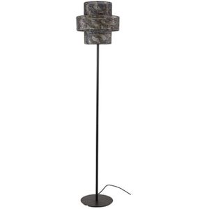 Hoyz Collection - Vloerlamp 1L Lantern - Zwart Bruin