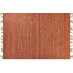 LUNIA - Jute vloerkleed - Rood - 160 x 230 cm - Jute