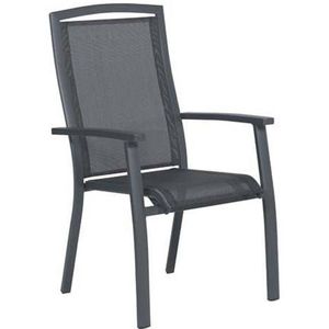 Garden Impressions Saphir stapelbare stoel - carbon black/ antraciet
