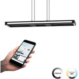 EGLO connect.z Salvilanas-Z Hanglamp - 77 cm - Zwart/Wit - Instelbaar wit licht - Dimbaar - Zigbee