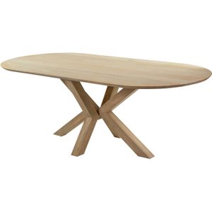 Kick eettafel Alrik - 220cm - Naturel