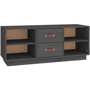 vidaXL-Tv-meubel-100x34x40-cm-massief-grenenhout-grijs