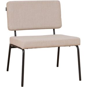 Bronx71® Scandinavische fauteuil Espen beige gerecyclede stof