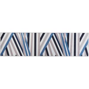 ARTHUR - Laagpolig vloerkleed - Multicolor - 80 x 300 cm - Polyester