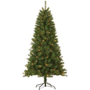 Giftsome Kunstkerstboom met Verlichting - Kerstboom 185 CM - Kunstboom met LED
