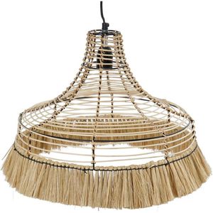 Plafondlamp DKD Home Decor Natuurlijk Metaal 40 W Jute (45 x 45 x 36 cm)