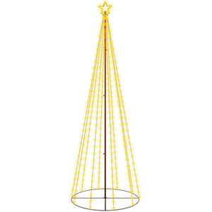 The Living Store LED-kerstboom 100x300 cm - 310 warmwitte LEDs - 8 lichteffecten