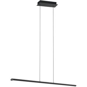 EGLO Pellaro hanglamp - LED - 110 cm - zwart - touch dimmer
