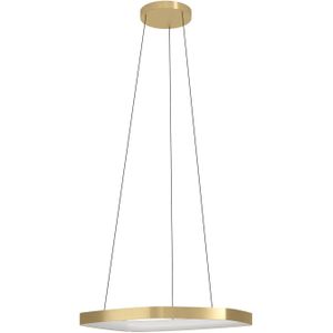 EGLO Vallerosa Hanglamp - LED - Ø 58 cm - Goud/Wit - Dimbaar - Staal