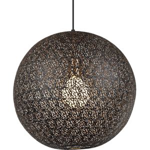 Joanne hanglamp zwart staal rond 50cm