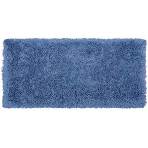 CIDE - Shaggy vloerkleed - Blauw - 80 x 150 cm - Polyester