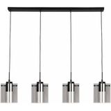 Freelight Hanglamp Interno 4 lichts L 120 cm zwart